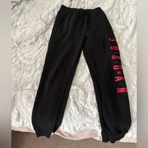 Jordan Black Athletic Sweat Pants